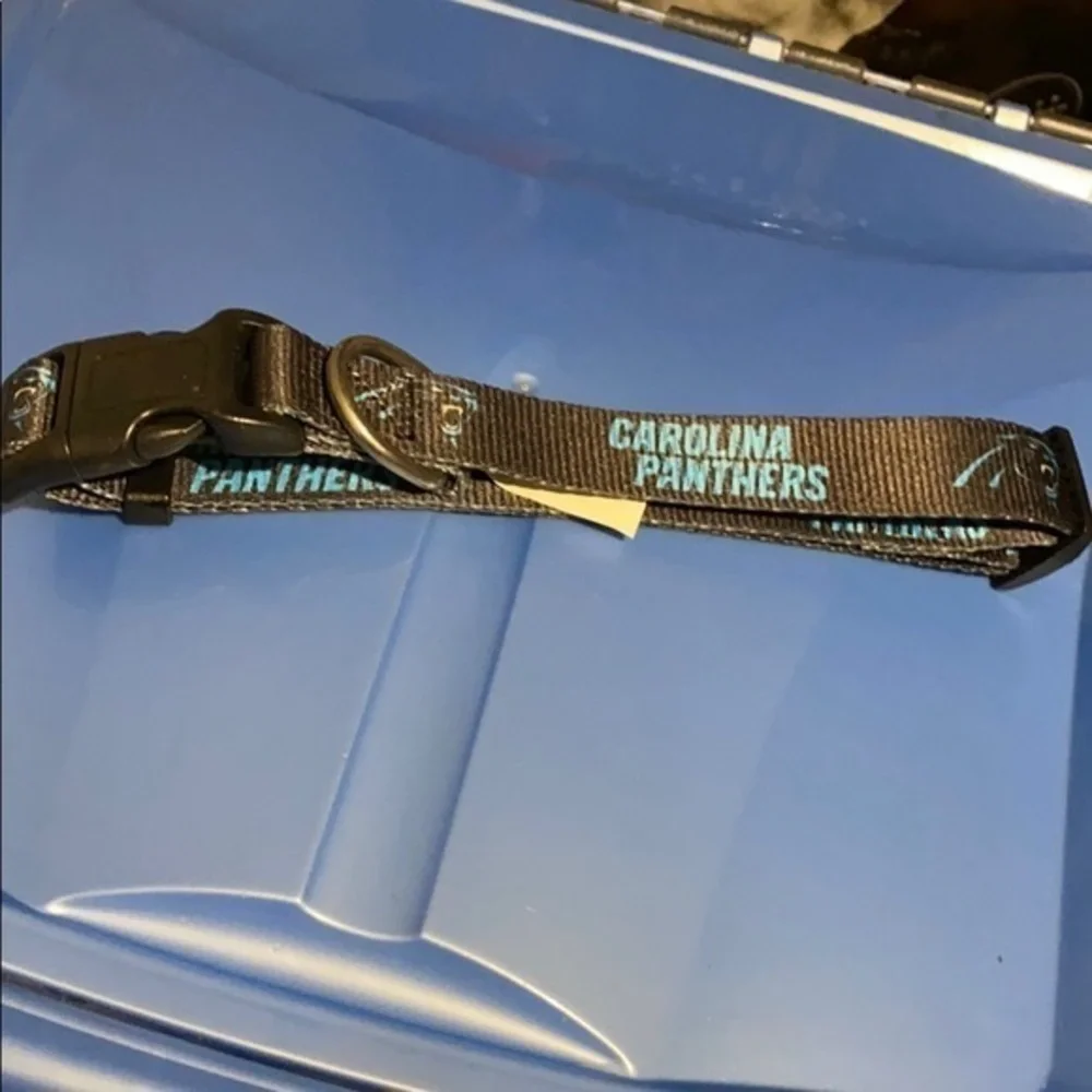 Carolina Panthers large dog collar new